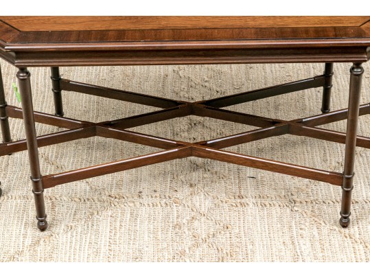 Mahogany And Satinwood Coffee Table
