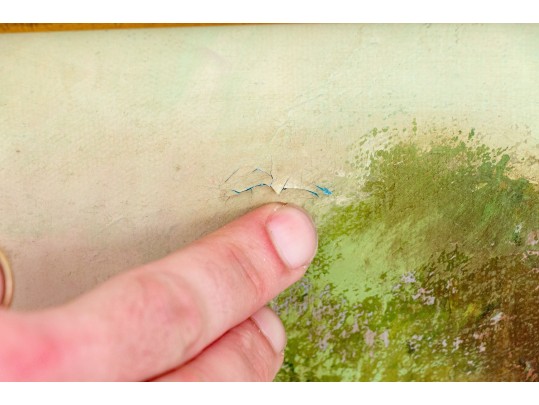 J.L. Waldron Signed, Acrylic On Canvas, Landscape At Dusk