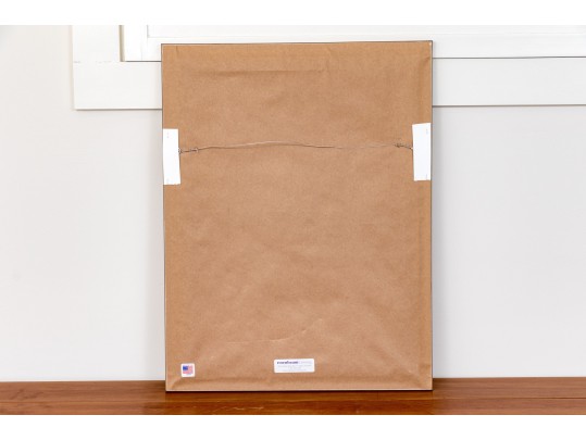 Signed Oil On Canvas, Still Life With Floral Bouquet In Green Jar