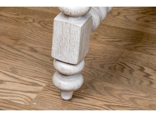 Hooker Furniture Bobbin Turned Writing Desk And Upholstered Wing Chair