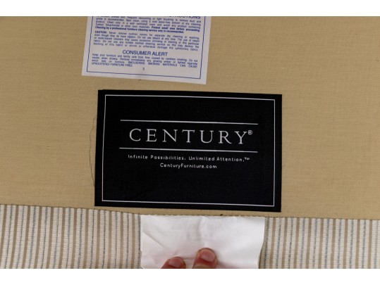 Century Furniture Custom Upholstered Swivel Chair