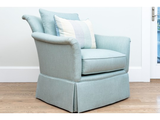 Century Furniture Charming Upholstered Swivel Armchair