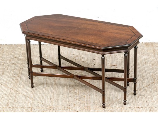 Mahogany And Satinwood Coffee Table