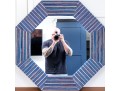 Octagonal Upholstered Mirror