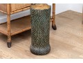 Vintage Faux Bois Ceramic Umbrella Stand