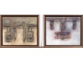 Signed Set Of Two Mixed Media Works, 2014