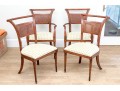Custom Upholstered Set Of Four Dining Chairs