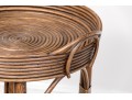 Bamboo And Rattan Two-Tier End Table