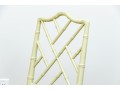 Fabulous Chinese Chippendale Style Faux Bamboo Painted Side Chair