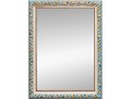 Whimsical Carved And Paint Finished Framed Mirror