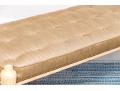 Chic Neoclassical Button Tufted Bench
