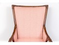 Bamboo And Rattan Custom Upholstered Armchair