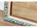Whimsical Carved And Paint Finished Framed Mirror