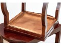 Mahogany Finished Set Of Two Nesting Tables