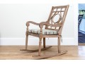 Quality Pair Of Teak Rocking Rocking Chairs