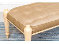 Chic Neoclassical Button Tufted Bench