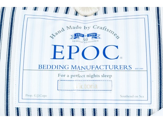 Twin Size Toile Upholstered Bed With EPOC 