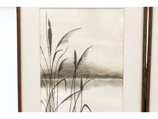 Pair Of Sutherland Watercolors On Paper, Landscapes