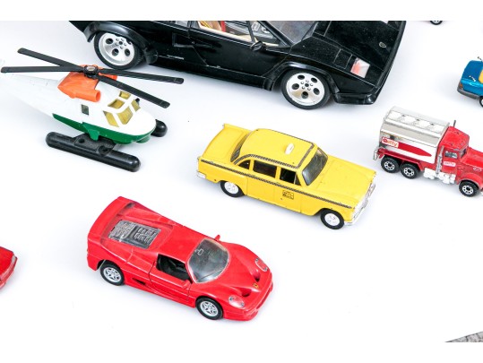 Collection Of Seventeen Toy Automobiles