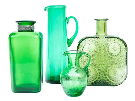 Collection Of Four Decorative Glass Wares