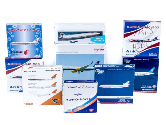 Eight Vintage Model Airplanes - New In Box