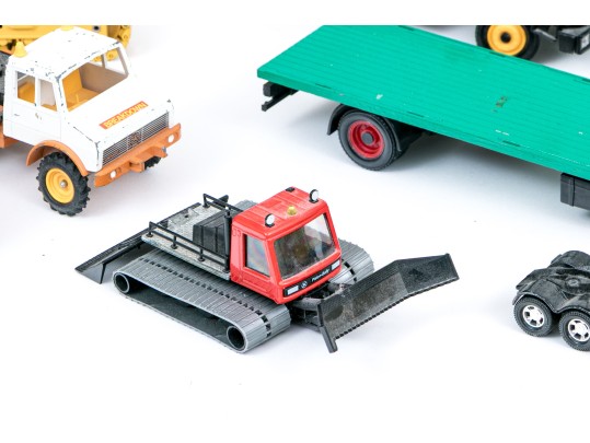 Collection Of Ten Die Cast Trucks