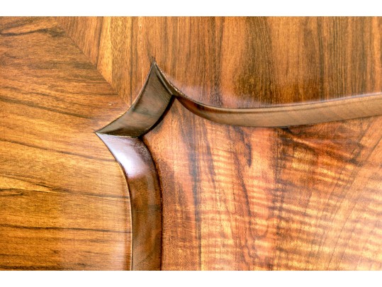 Biedermeier Walnut Veneer Cabinet, Ca. 1830-50