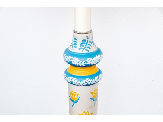 Pair Of Whimsical Lamps In The Style Of Mackenzie Childs