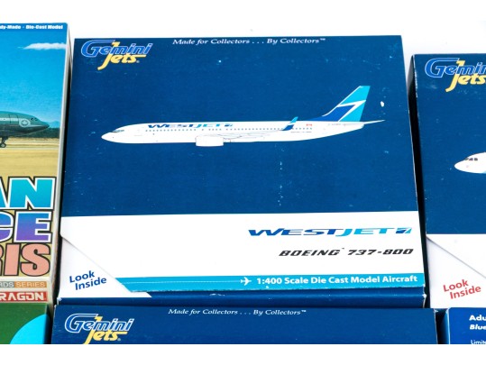Collection Of Nine Model Airplanes - New In Boxes