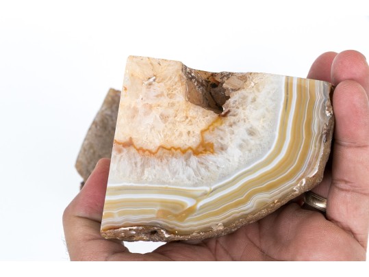 Pair Of Agate Specimen Bookends
