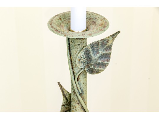 Pair Of Toleware Floor Lamps