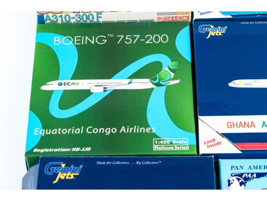 Collection Of Nine Model Airplanes - New In Boxes