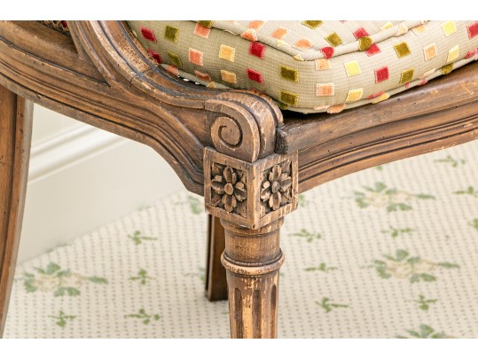 Pair Of Antique Louis XVI Bergères, Ca. 1920's