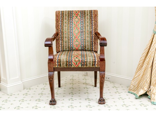 Antique Transitional Biedermeier/Empire Arm Chair, Ca. 1840-1860