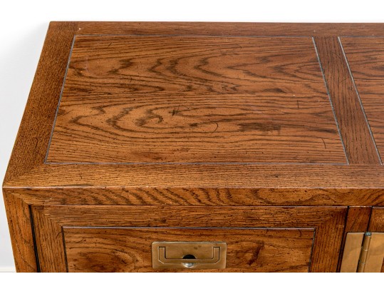 Henredon Scene One Collection Campaign Style Credenza