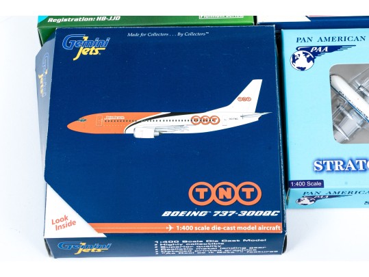 Collection Of Nine Model Airplanes - New In Boxes
