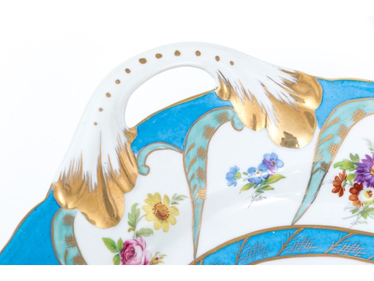 Royal Europe Twin Handled Enameeled Porcelain Serving Platter