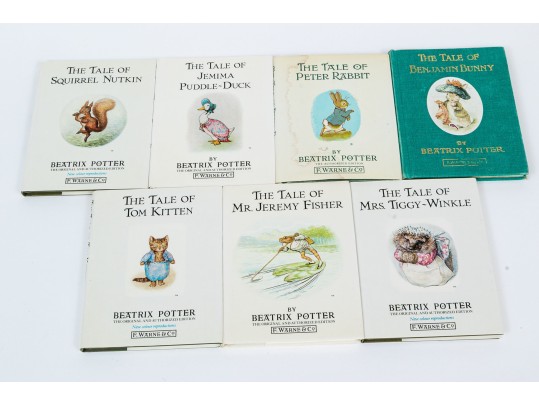 Wedgwood Bowl And Three Mugs With Seven Beatrix Potter Books