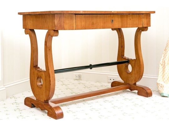 Antique Biedermeier Writing Table, Ca. 1960-80