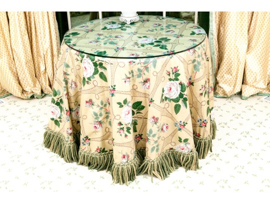 Quality Custom Draped Table