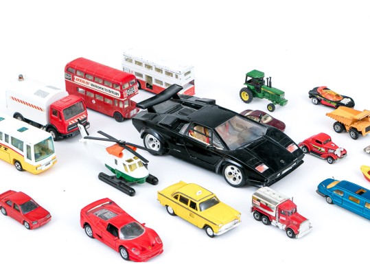 Collection Of Seventeen Toy Automobiles