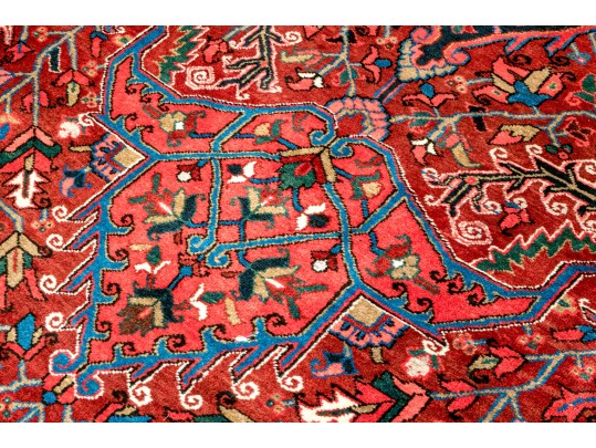 Beautiful Vintage Persian Heriz Room Size Rug, 19’ X 11’6”