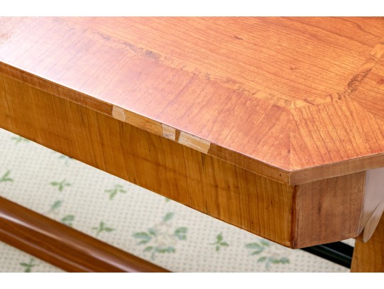 Antique Biedermeier Writing Table, Ca. 1960-80