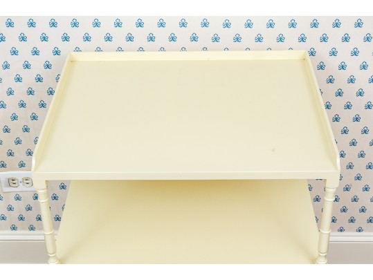 French Country Three-Tier Accent Table For Restoration