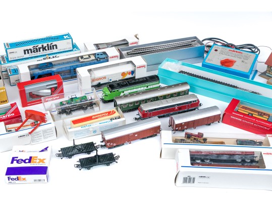Large Assembled Train Set