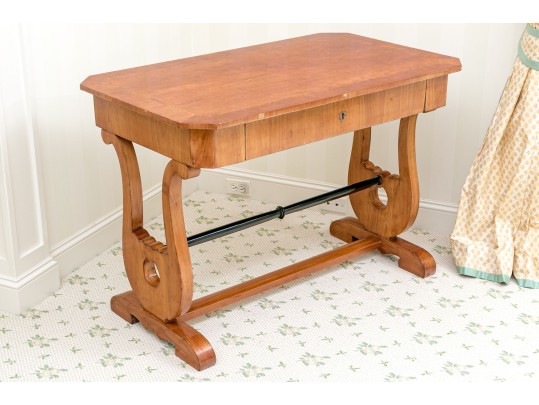 Antique Biedermeier Writing Table, Ca. 1960-80