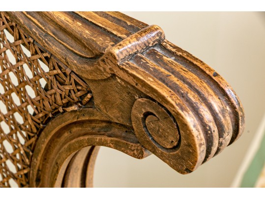Pair Of Antique Louis XVI Bergères, Ca. 1920's