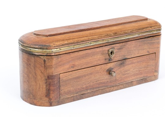 Antique Oval Wood Box