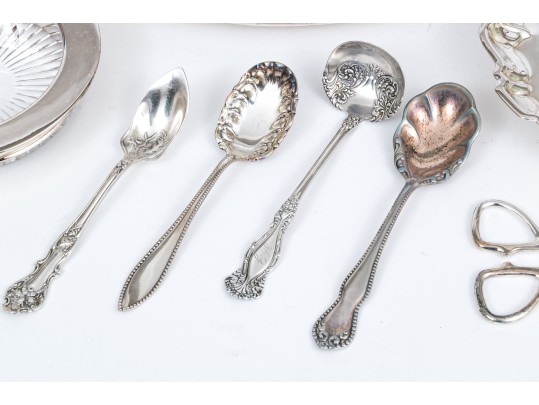 Twenty Pieces Silver Plate And Brass