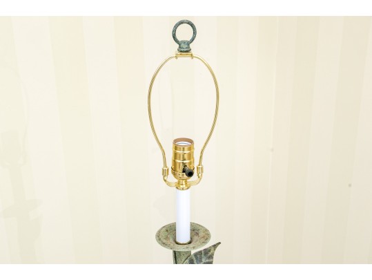 Pair Of Toleware Floor Lamps